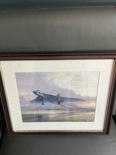 Listing image for Avro Vulcan RAF A4 Aviation Art Print – Cold War Bomber Wall Art