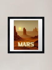 Listing image for MARS Framed Art Print Framed Wall Art Poster Canvas Print Picture