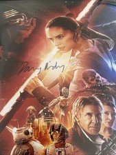 Listing image for Star Wars Memorabilia Signed The Force Awakens Poster Daisy Ridley (REY) C.O.A